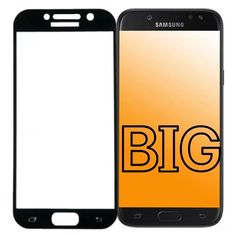 Защитное стекло для Samsung Galaxy J5 (2017) с черной рамкой BIG