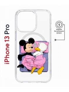 Чехол на iPhone 13 Pro MagSafe Kruche Print This is life противоударный с магнитом КruЧЕ