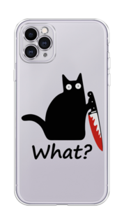Чехол на Apple iPhone 11 Pro Max "Котик с ножом" Case Place