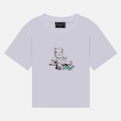 Женская футболка RIPNDIP Travis Cropped Baby, цвет белый, размер L