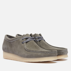 Мужские ботинки Clarks Originals Wallabee, цвет серый, размер 41.5 EU