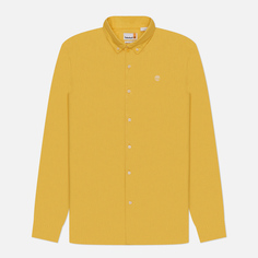 Мужская рубашка Timberland Mill Brook Linen, цвет жёлтый, размер XL