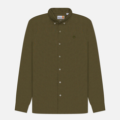 Мужская рубашка Timberland Mill Brook Linen, цвет зелёный, размер L