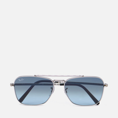 Солнцезащитные очки Ray-Ban New Caravan, цвет серебряный, размер 58mm