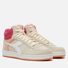Женские кроссовки Diadora Magic Basket Demi Suede, цвет бежевый, размер 36.5 EU