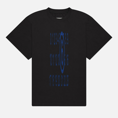 Мужская футболка Maison Margiela MM6 Elongated Numeric Printed, цвет серый, размер XL