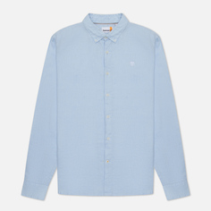 Мужская рубашка Timberland Mill Brook Linen, цвет голубой, размер S