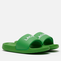 Женские сланцы Lacoste Serve Slide 1.0, цвет зелёный, размер 38 EU