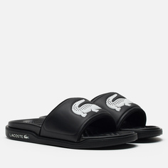 Женские сланцы Lacoste Serve Slide Dualiste, цвет чёрный, размер 37 EU
