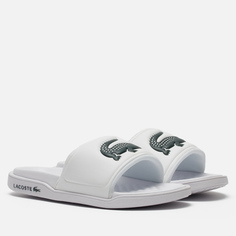 Женские сланцы Lacoste Serve Slide Dualiste, цвет белый, размер 37 EU