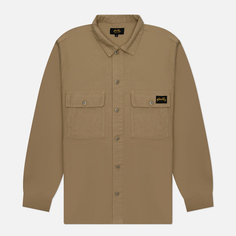 Мужская рубашка Stan Ray CPO SS24, цвет бежевый, размер S