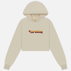 Женская толстовка RIPNDIP You Love Me Cropped Hoodie, цвет бежевый, размер S