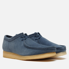 Мужские ботинки Clarks Originals Wallabee, цвет синий, размер 44 EU