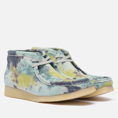 Мужские ботинки Clarks Originals Wallabee Boot, цвет зелёный, размер 43 EU