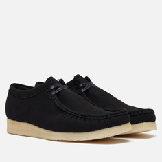 Мужские ботинки Clarks Originals Wallabee, цвет чёрный, размер 41 EU