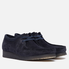 Мужские ботинки Clarks Originals Wallabee, цвет синий, размер 44 EU