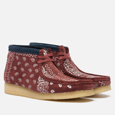 Мужские ботинки Clarks Originals Wallabee Boot, цвет бордовый, размер 41 EU