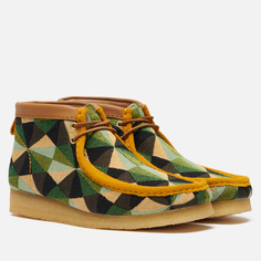 Мужские ботинки Clarks Originals Wallabee Boot, цвет зелёный, размер 41.5 EU