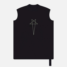 Мужская футболка Rick Owens DRKSHDW Lido Tarp Penta Print, цвет чёрный, размер XXL