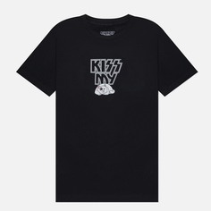 Мужская футболка RIPNDIP x KISS Online Kiss My Starchild, цвет чёрный, размер XL