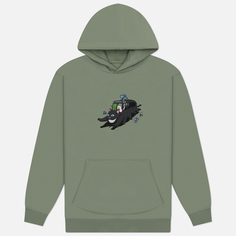 Мужская толстовка RIPNDIP Adventure Bus Hoodie, цвет зелёный, размер S