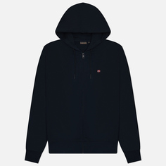 Мужская толстовка Napapijri Balis Summer Full-Zip Hoodie, цвет чёрный, размер XL