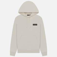 Мужская толстовка Napapijri Iaato Summer Hoodie Regular Fit, цвет белый, размер S