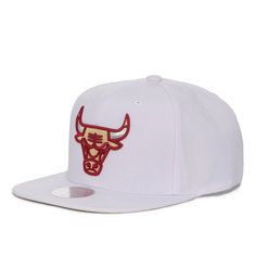 Кепка Chicago Bulls Winter White Snapback Mitchell AND Ness