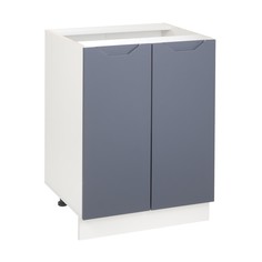Шкаф напольный 600 хельга, 600х500х824, белый/маренго софт мдф No Brand