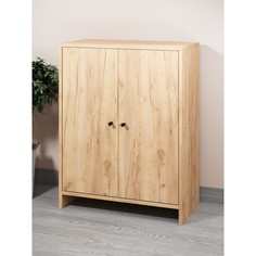 Тумба 600, 600х300х776, квадро/дуб золотой крафт No Brand