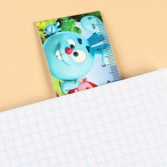 Линейка-закладка пластиковая 15 см зл-15 Смешарики