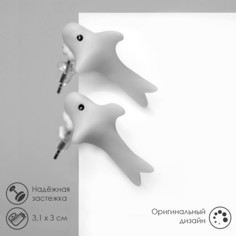 Серьги из полимерной глины Queen Fair