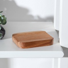 Мыльница natura, 10,5×8×1,8 см No Brand