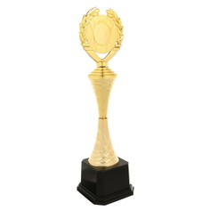 Кубок 178a, наградная фигура, золото, подставка пластик, 47 × 13 × 10 см. Командор