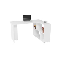 Стол письменный сп-3, 1400х1000/600х750, белый No Brand