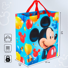 Пакет ламинированный вертикальный, 23 х 27 х 11,5 см, микки маус Disney
