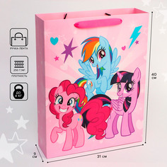 Пакет ламинированный горизонтальный, 31 х 40 х 9 см Hasbro
