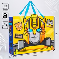 Подарочный паке, 40 х 31 х 11,5 см, трансформеры Hasbro