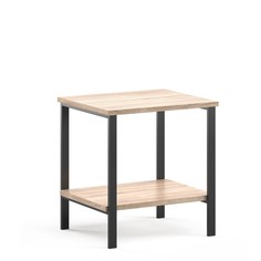 Тумба прикроватная лофт, 353*450*446, дуб сонома No Brand