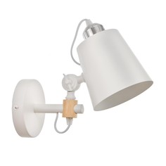 Бра 1068/1wt e27 60вт белый 35х15х25 см Bayer Lux