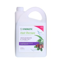 Шампунь-бальзам synergetic увлажнение и уход 2 в 1 hair therapy, 3,5 л