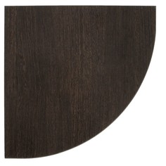 Полка угловая 350х350х16 мм венге No Brand