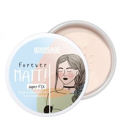 Luxvisage пудра-фиксатор рассыпчатая luxvisage forever matt! super fix, бесцветный