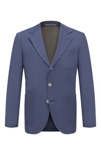 Хлопковый пиджак Brunello Cucinelli