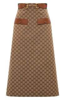 Хлопковая юбка Gucci