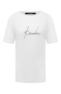 Футболка изо льна и вискозы Ksubi