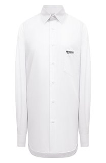 Хлопковая рубашка VETEMENTS