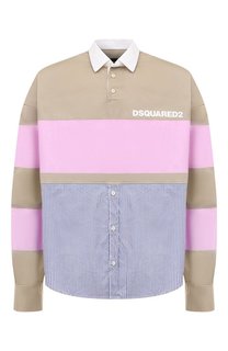 Хлопковая рубашка Dsquared2