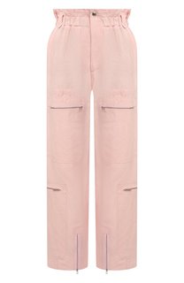 Брюки из вискозы и льна Forte Dei Marmi Couture