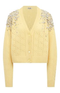 Кашемировый кардиган Miu Miu